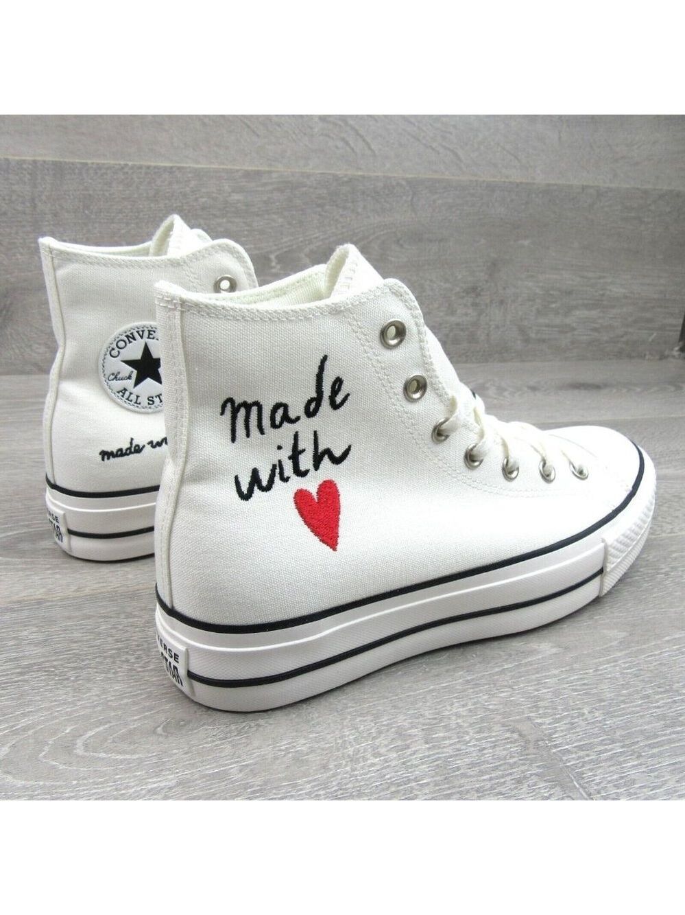 Converse Chuck Taylor All Star HI Lift Made with Love Women's Size 9.5 NEW - Picture 7 of 15